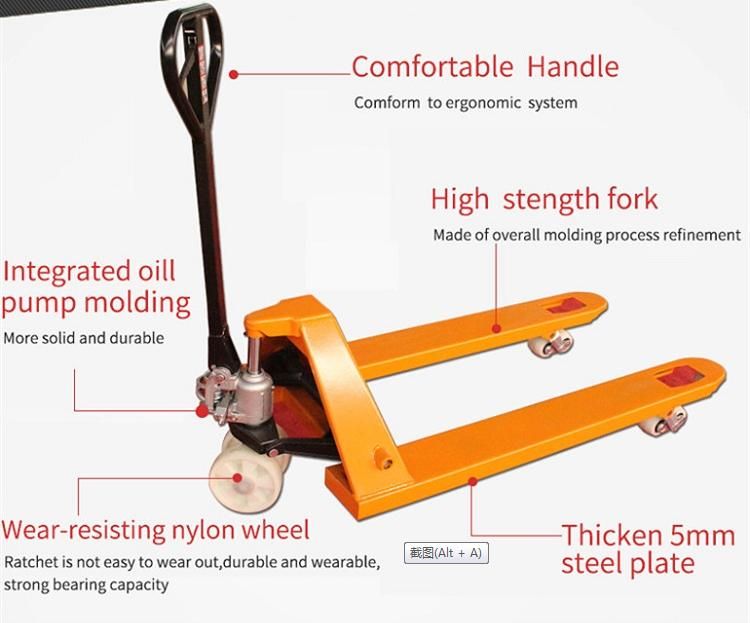 Cheap Hydraulic Manual Forklift 3ton 5ton Hand Pallet Jack with CE