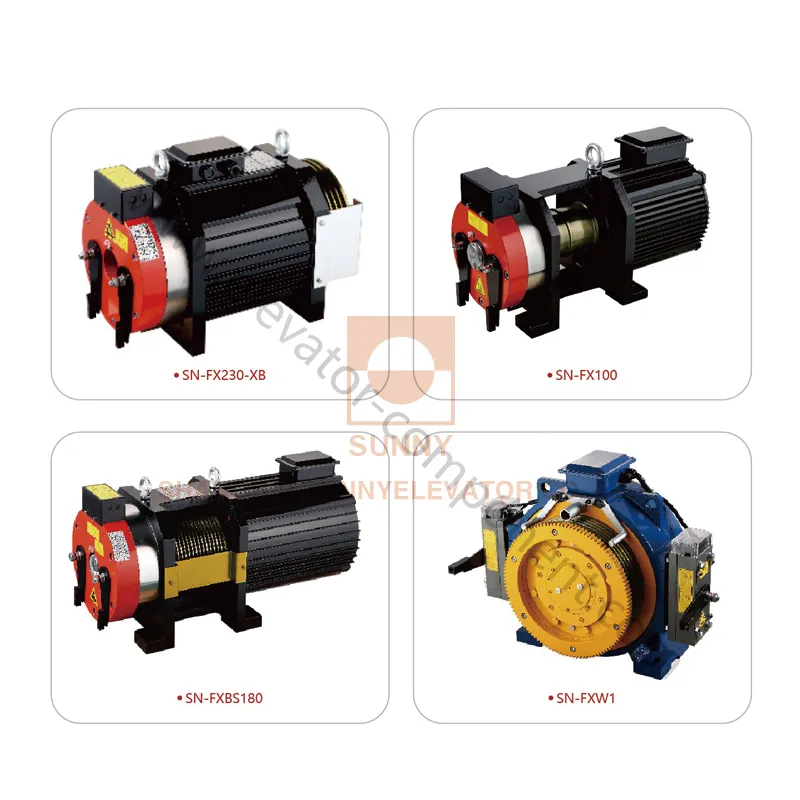 Gearless Traction Motor for Home Lift Elevator