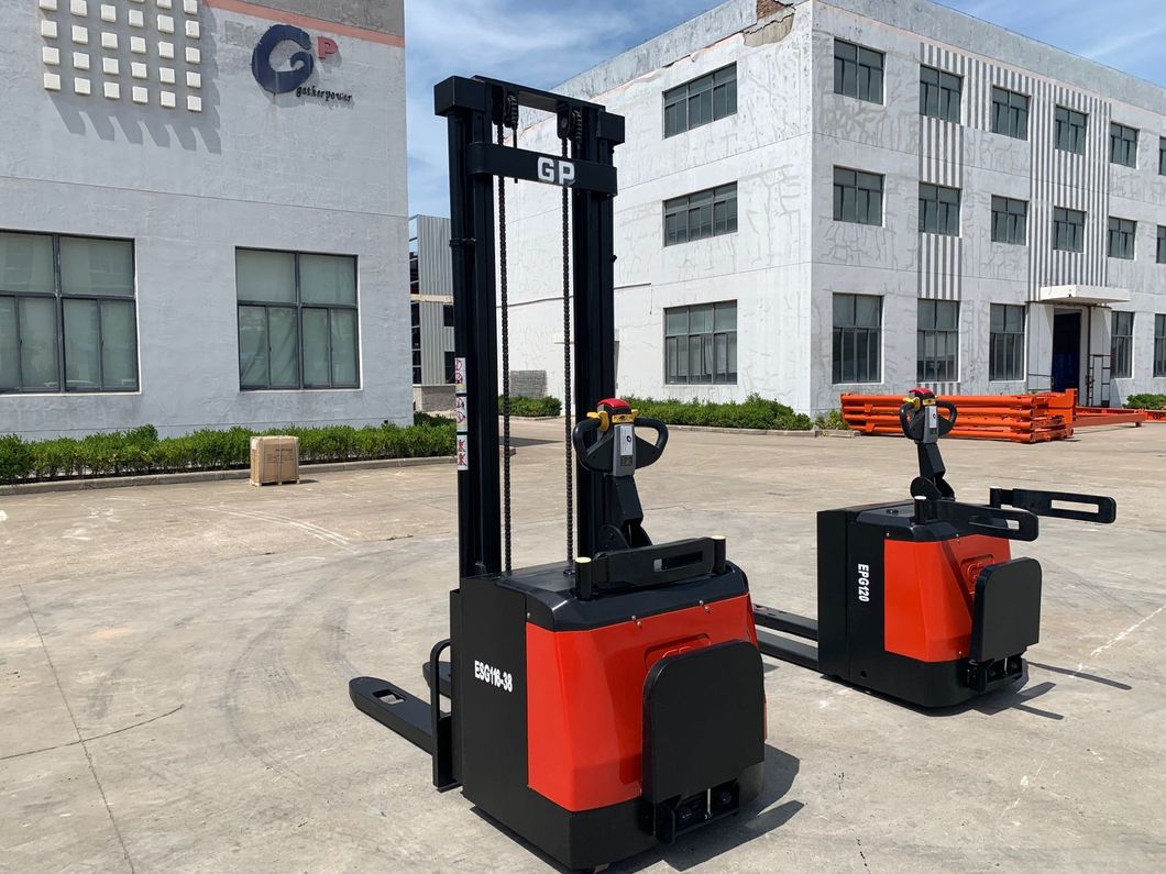 1t 1.5t Electric Stacker with 3 Meters Lifting Height in Stock