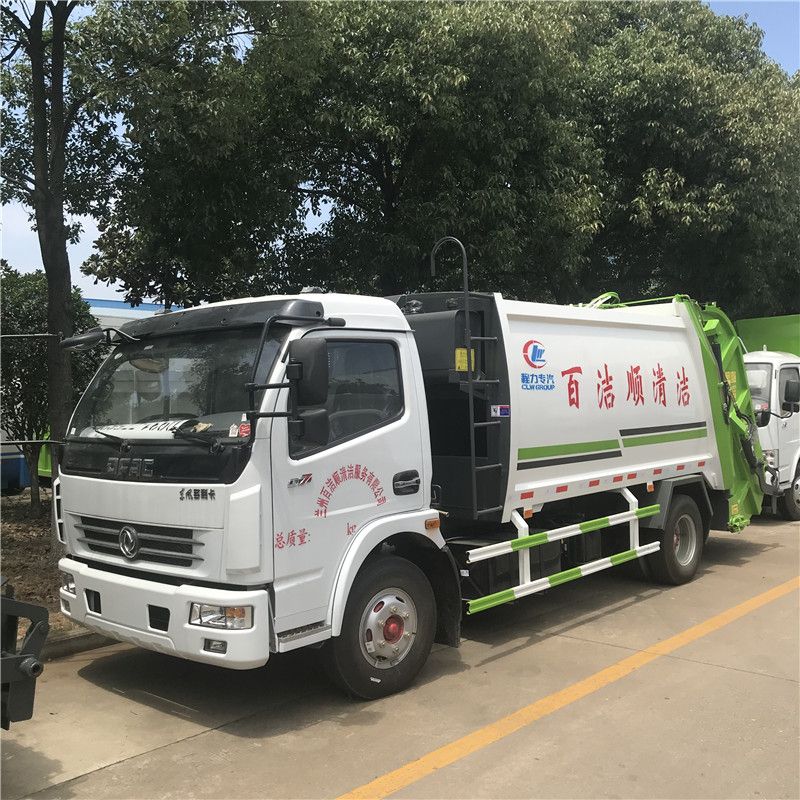 6 Cubic to 8 Cubic Garbage Compactor Truck Prices with Dimension