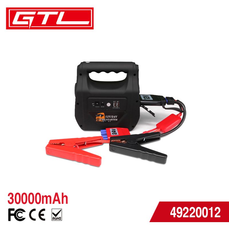 Car Jump Starter Portable Battery Charger 30000mAh Emergency 12V/24V Auto Li-ion Battery Booster with LED Light &amp; USB Ports