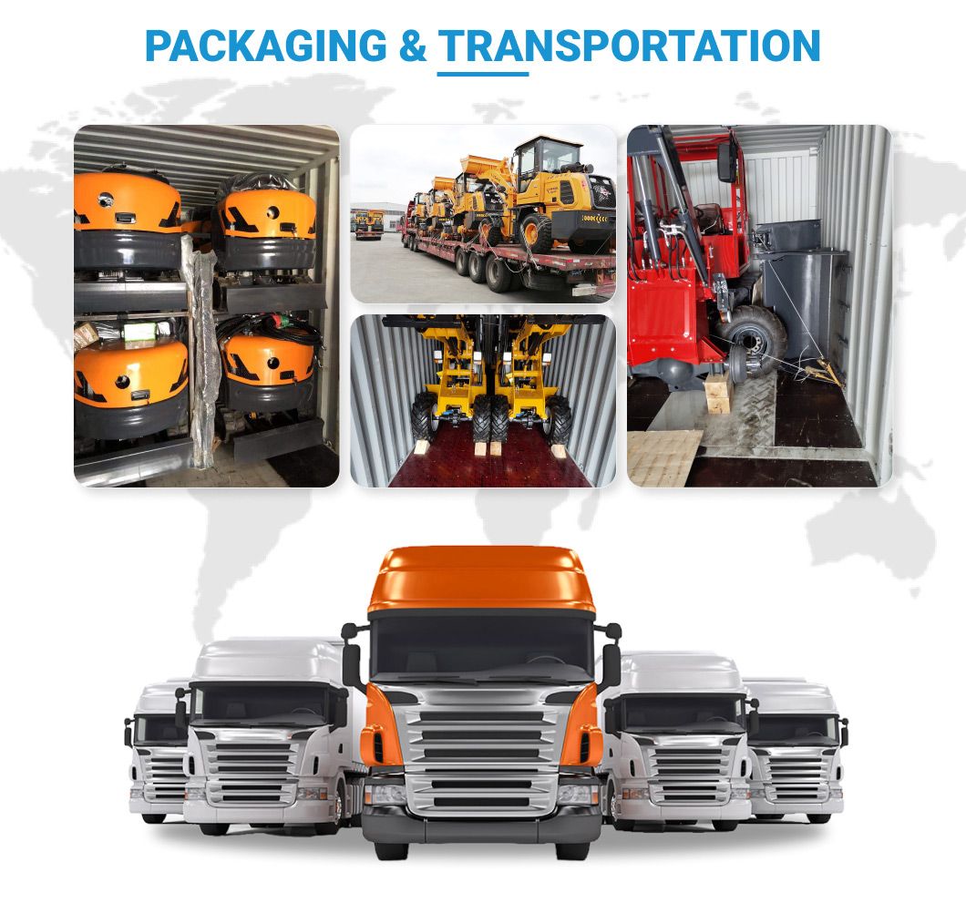 Lgcm OEM Diesel Four Wheel Drive All Terrain Forklift