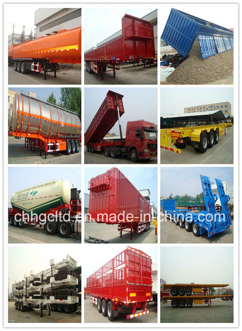 ISO CCC Approved 3 Axles 60cbm Cement Bulk Trailer