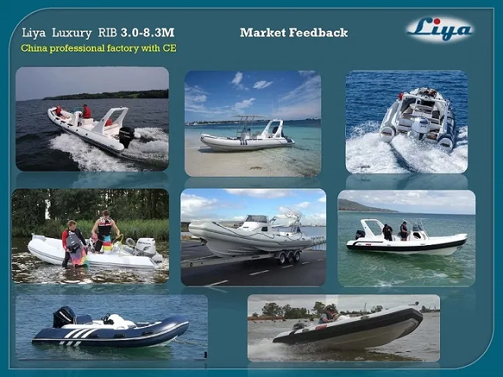 Liya 5.8meters Sport Yacht Type Outboard Engine Inflatable Ship