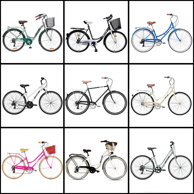High Quality Style Cheap Classic Retro 24 Speed Adult Men City Bike Bicycle Single Speed