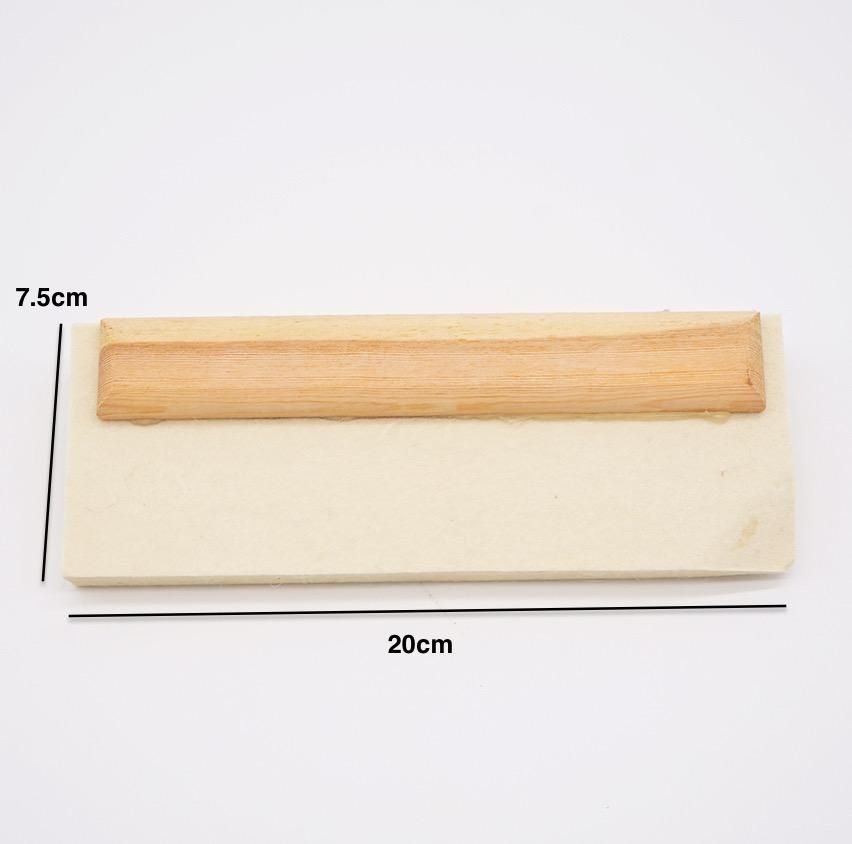 Qili Qh-18 20cm*7.5cm Wool Squeegee Window Tint Tool Wool Scraper with Palstic Handle Car Wrapping Application Tools
