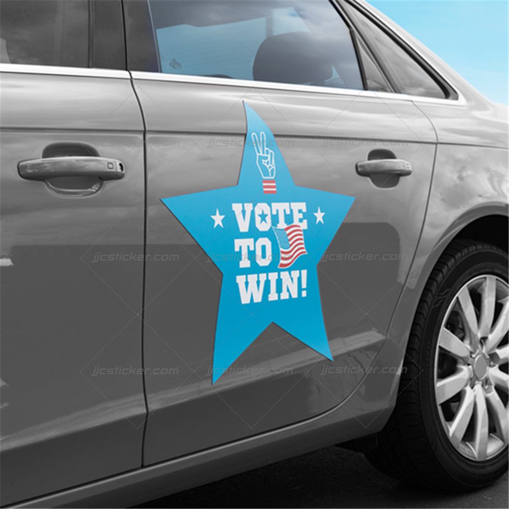 Car Door 3D UK Customized Magnetic Car Sticker Advertising Magnet