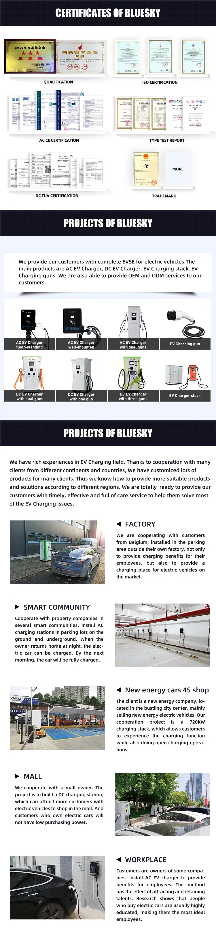 67kw AC/DC Integrated EV Charger CCS2 Cha Demo Type 2