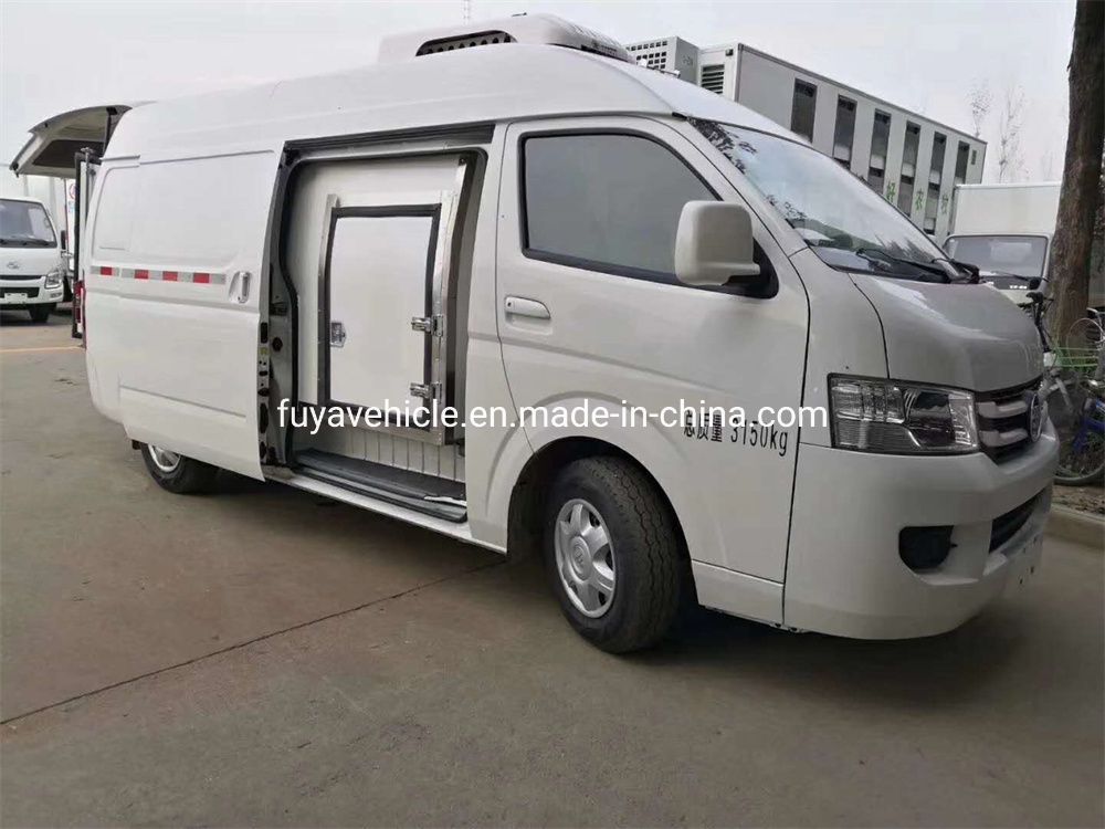 Hot Foton G7 2 Tons Vaccines Transport Refrigerated Mini Bus Vehicle