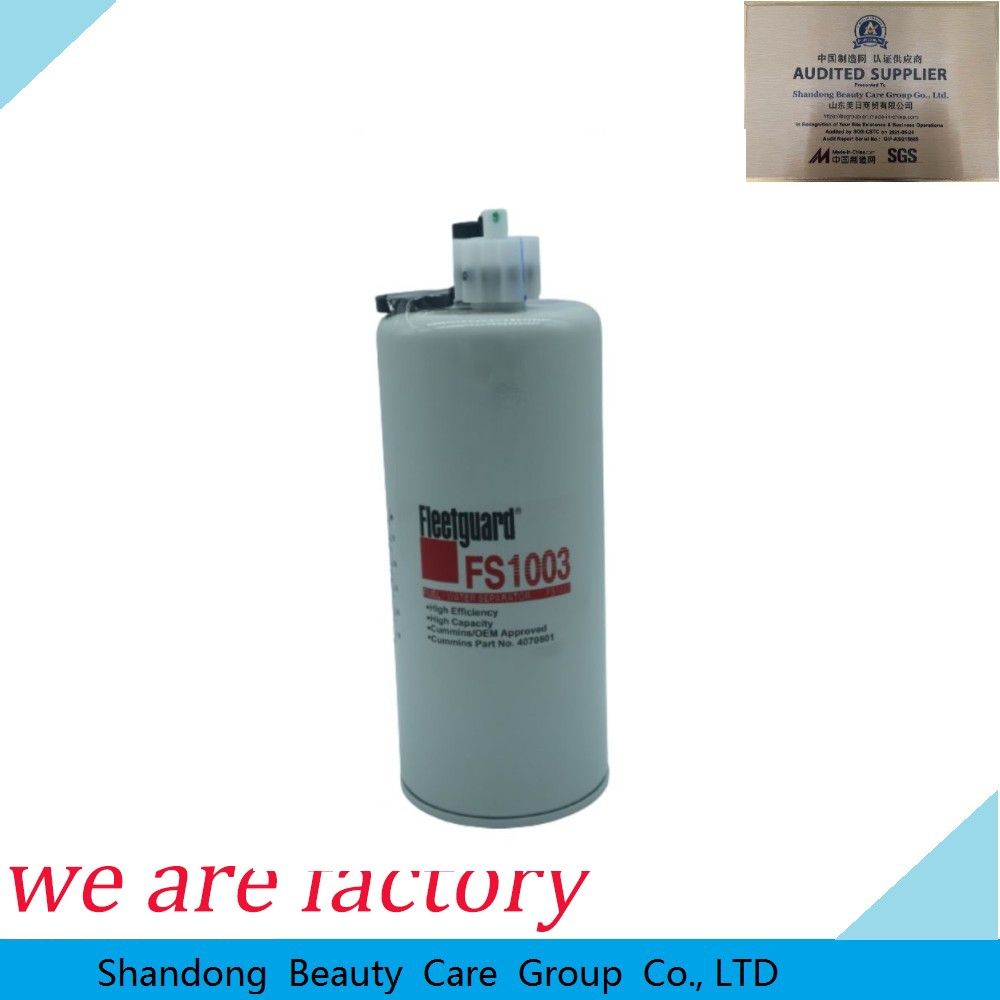 Spin-on Truck Diesel Engine Fuel Filter Fs1003 Fs1065 Fs1022