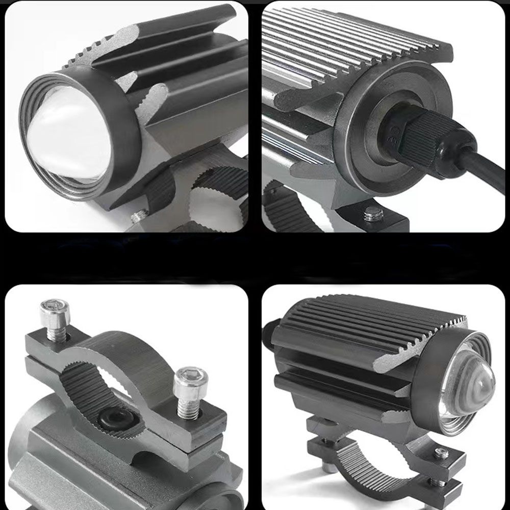 Moracing Motorcycle Modified Highlighted LED Shooting Light 20W for Motorcycle/Dirt Bike