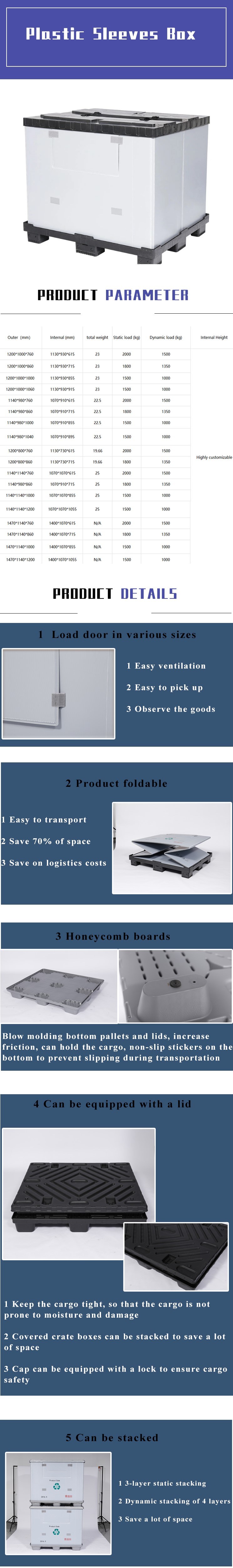 Transportation Honeycomb Sheet Box with Lid Plastic Welding Machine Sleeve Pack Box