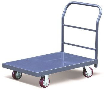 300kg Three Shelves Plastic Platform Trolley Pn301 with One Handle