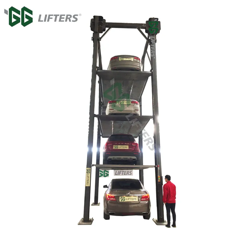 14000 lb hydraulic multi-level car storage