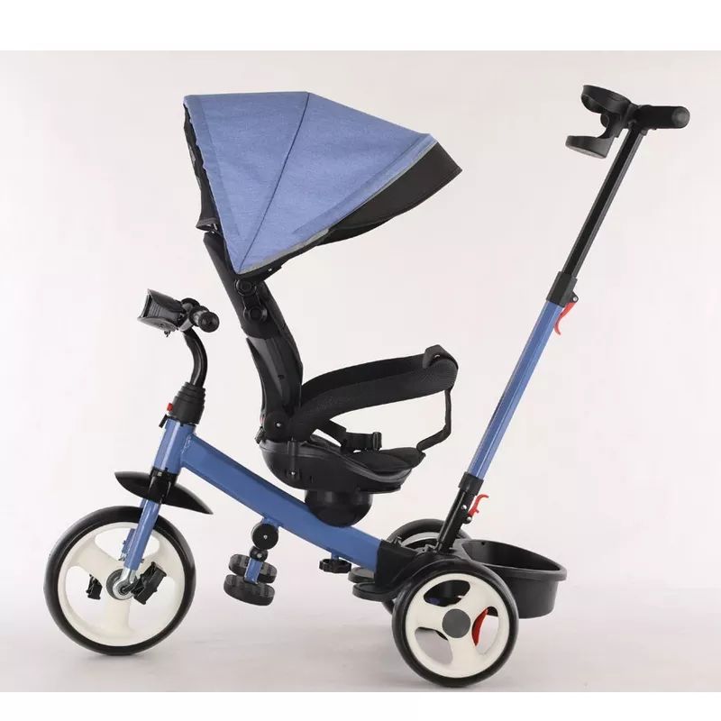 Multifunction Foldable Triciclo Kids Baby Tricycle with Brake/360 Degree Rotated Seat Tricycles for Kids/Baby Tricycle