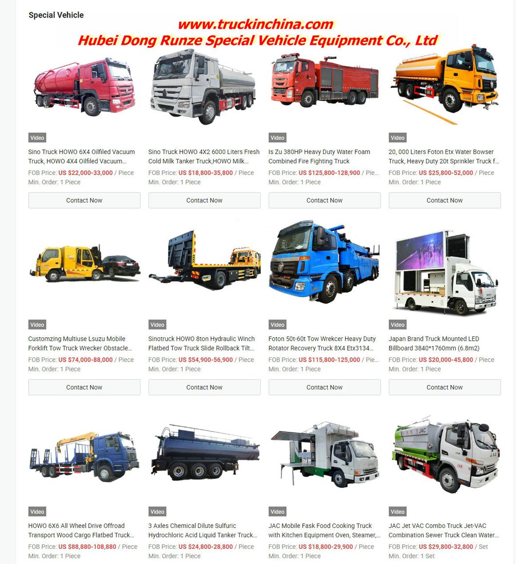 Truck Mounted Dust Suppression Unit for Water Sprayer Mining Dust Control Disinfection Tanker