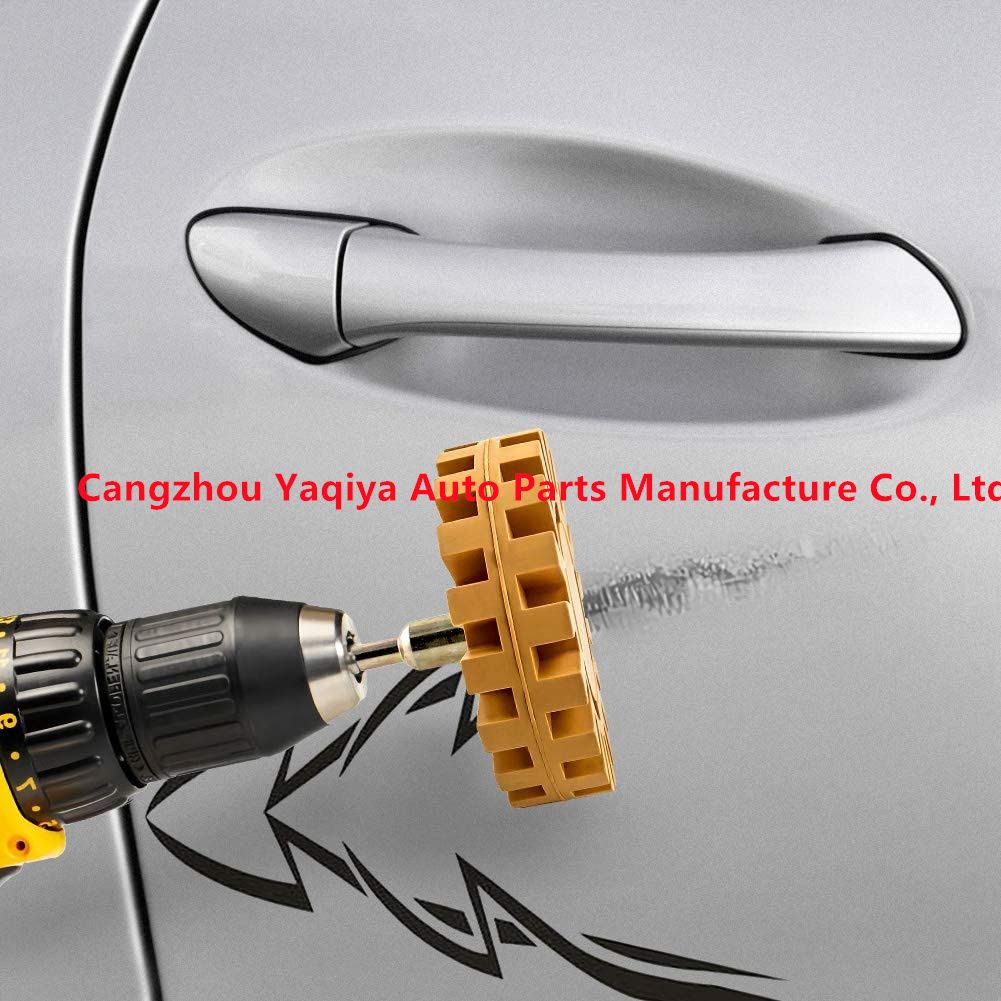 4&prime;&prime; Rubber Eraser Wheel for Removing Car Paint Glass Printing Sticker Tape