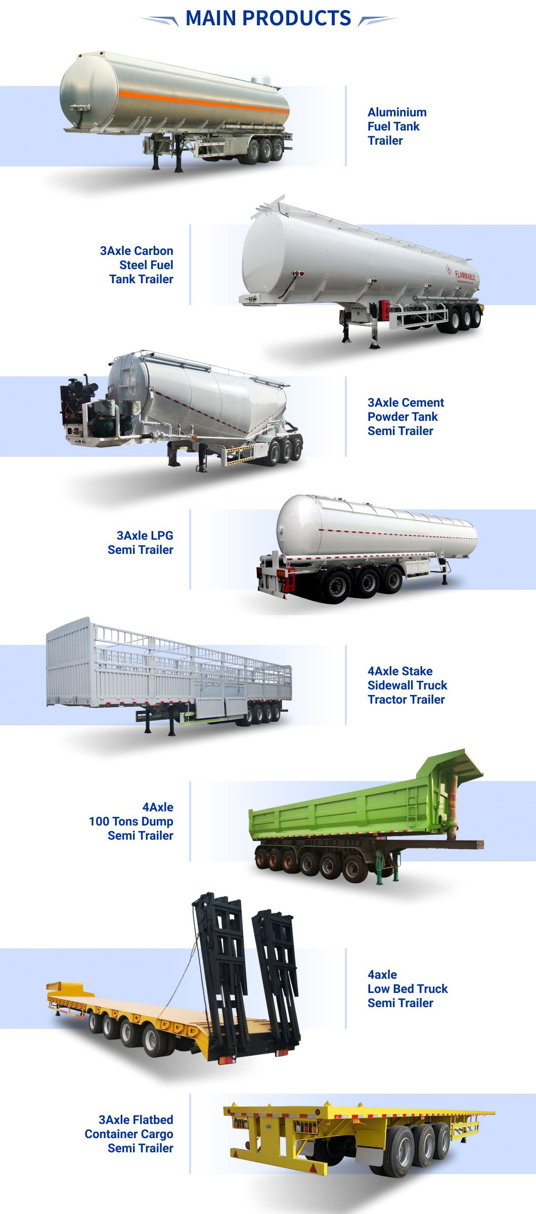 Jushixin Quality Factory Promotion Chemical Asphalt Tank Semi Trailer Oil Burner Good Price