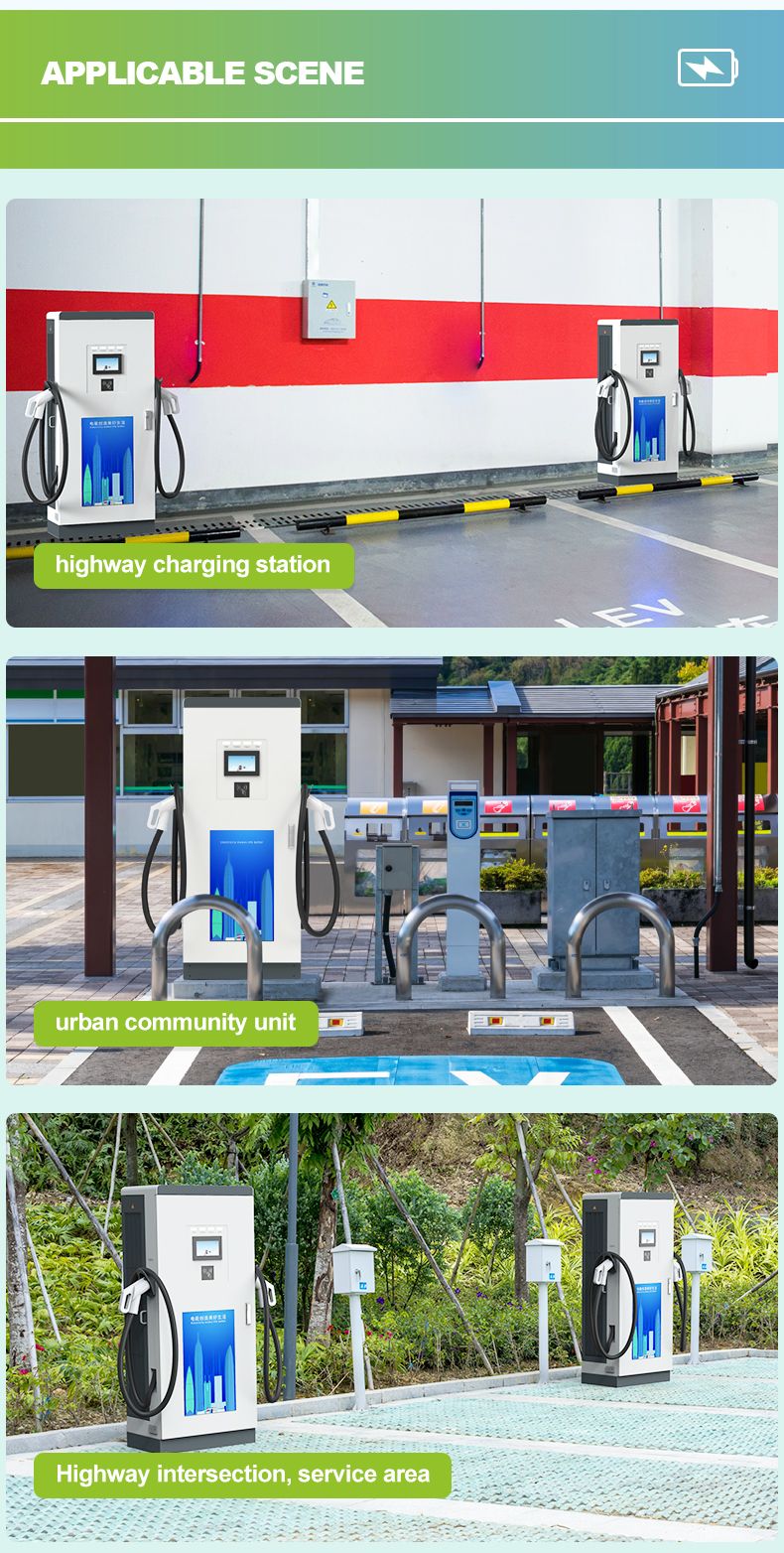 DC Fast Charging Electric Vehicles 40kw Charger Station