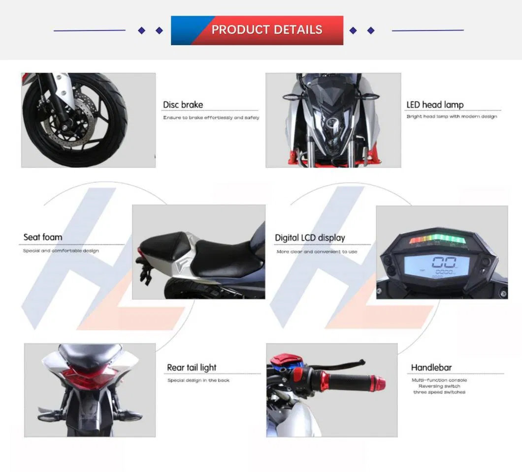 Experienced Manufactory Supplier Hot Sale Cool Racing Electric Motorcycles/Electric Scooters for Adult