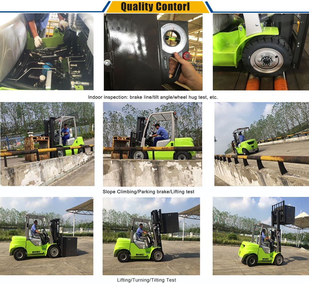 New 3ton Diesel Forklift with J3m Lifting Height and Side Shifter