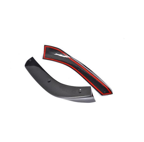 Suitable For ghibli regular carbon fiber front bar angle Modified Front Shovel Front Lip Model Y Front Bar Modified Appearance Decoration Package Corner Guard