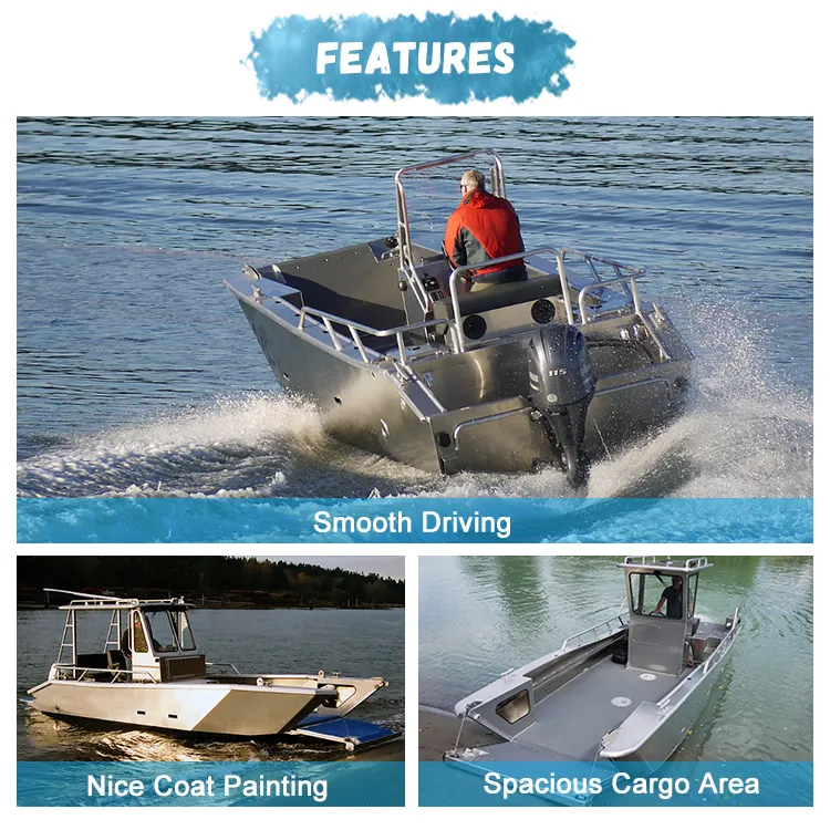 Kinocean Aluminum Speed Landing Craft Work Fishing Boat