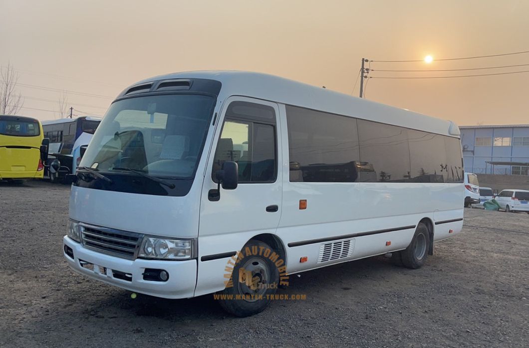 Low Price Diesel Used Toyota Bus 24-30 Seats Coaster Mini Bus for Sale
