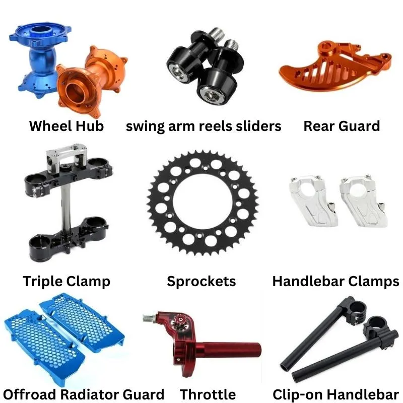 China Supplier Aluminum 7075 520 CNC Machined Motorcycle Rear Sprocket