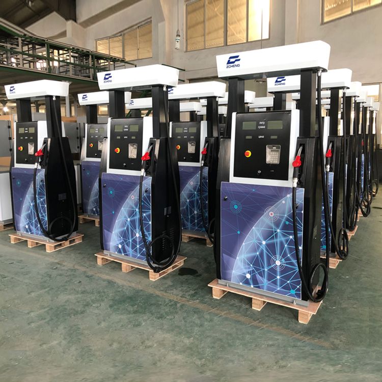 Fueling Station High Flowrate 2 Nozzles Petrol Pump Fuel Dispenser
