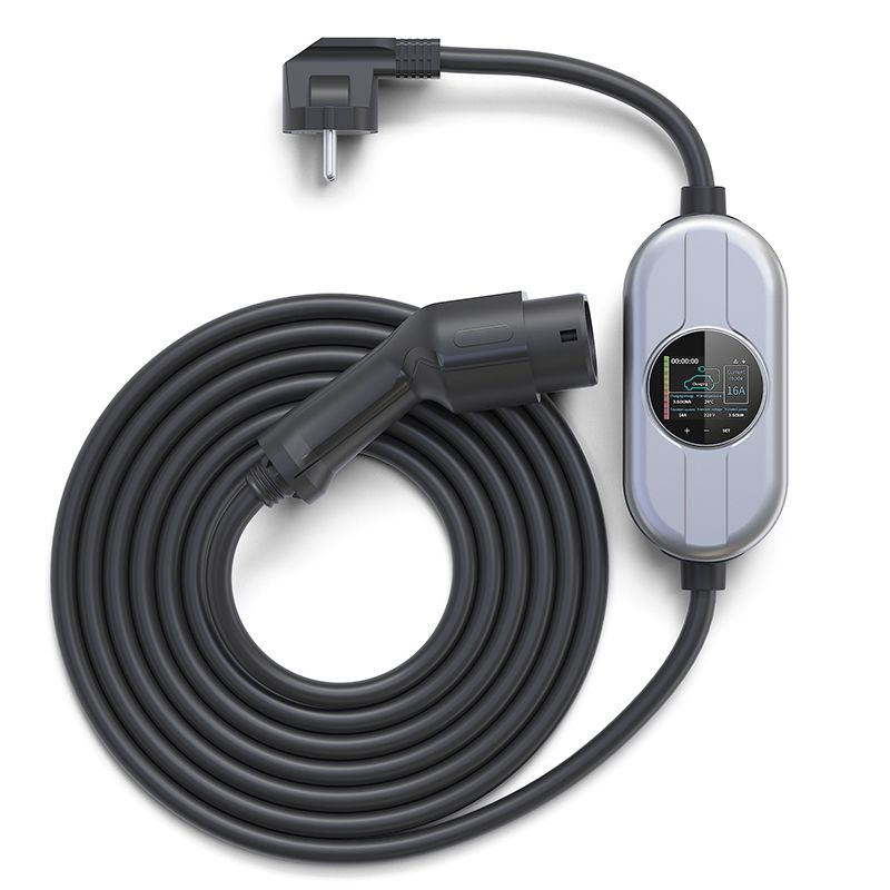 Professional Manufacturing 16A Home EU Portable EV Cahrger Portable Electric Vehicle Fast Charger CE, RoHS, IP65