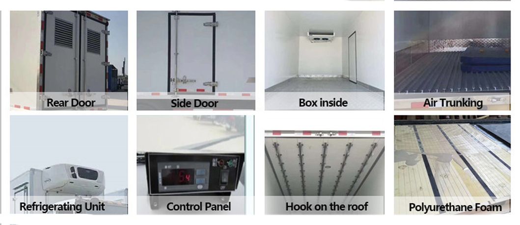 Foton 4X2 New Van Box Cargo Refrigerated Truck