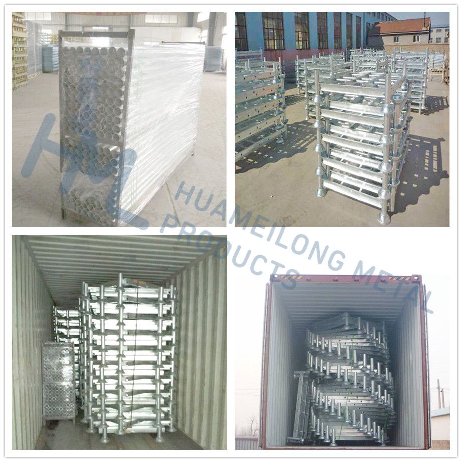 Medium Duty Welded Transport Warehouse Storage Detachable Stackable Steel Rack