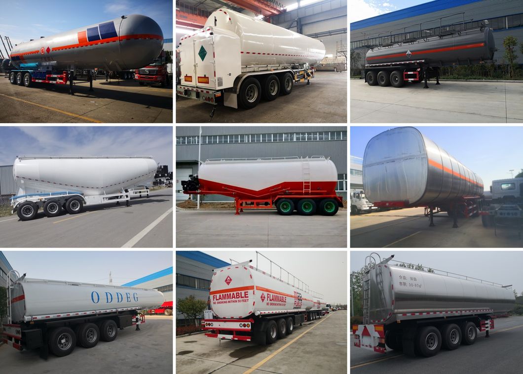 Hot Sales 3 Axles Asphalt Transport Heated Bitumen Liquid Tank Semi Trailer