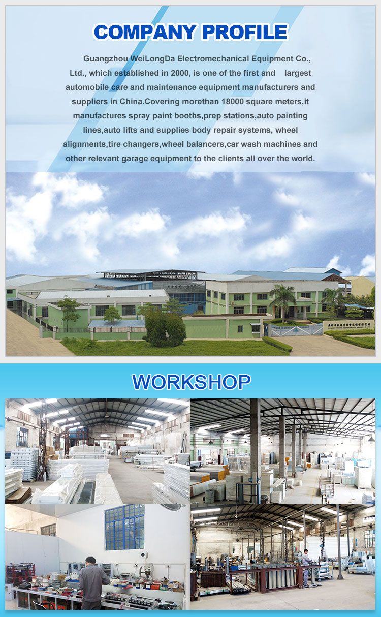 Wld Auto Paint Booth Infrared Light Lamp Painting Booth Infrared Light Heating Electricity Heating Painting Cabin Painting Chamber Car Paint Oven CE Approved