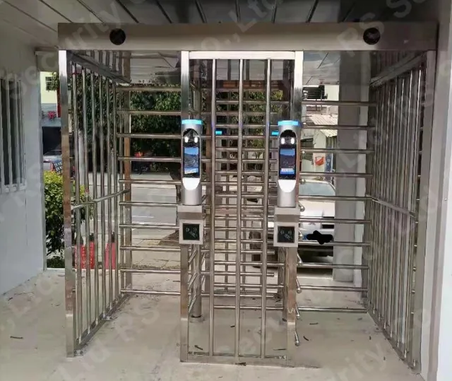Qr Code Stadium Entrance 10 Years Manufacture Rotate Barriers Driven Full Height Door Turnstile