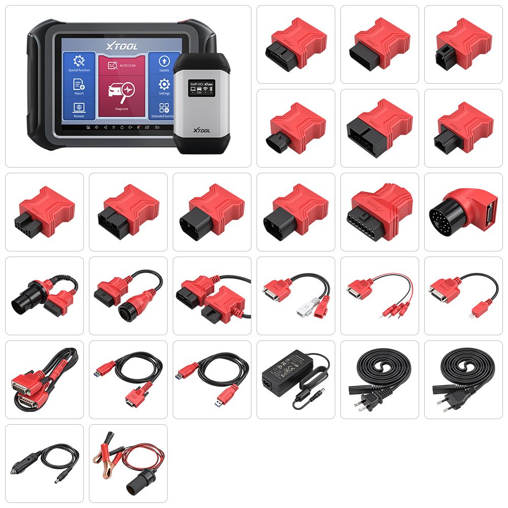 Xtool D9 All System Diagnostic Scanner Automotive Key Programmer Bidirectional Coding Tool