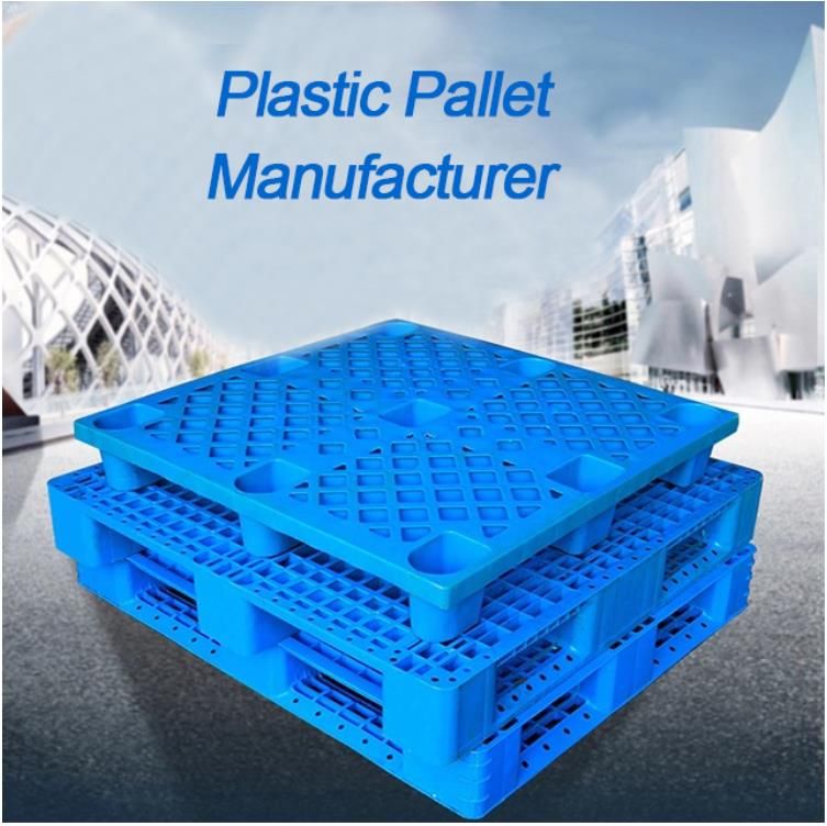 Impact Resistant HDPE Six Runners Racking Pallet for Warehouse