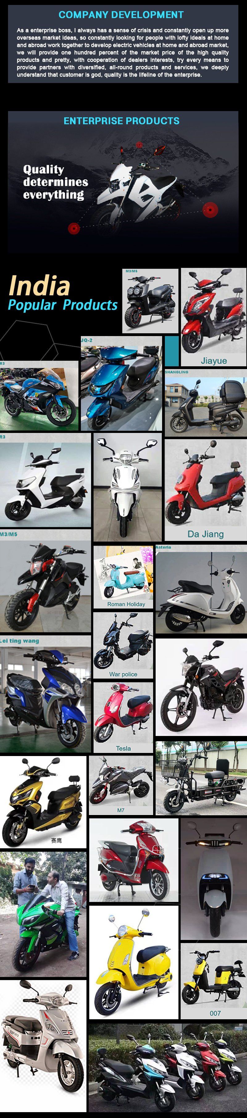 2022 Beautiful and Popular Model with High Speed High Quality and Durable Power Electric Motorcycle