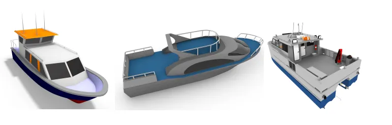 Chinese Factory Manufacturer 37m 120FT Steel Crew Passenger Patrol Boat for Sale