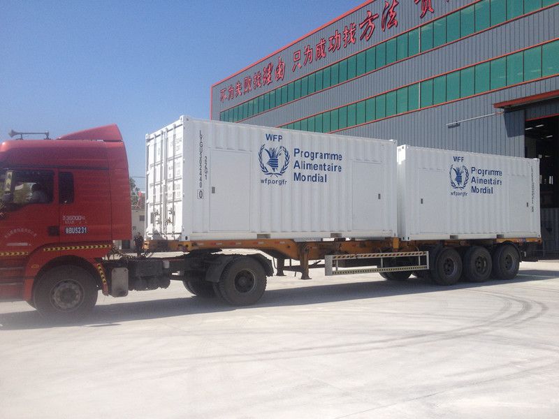 20FT and 40FT Diesel Fuel Container Tank with Double Nozzles Fuel Dispenser