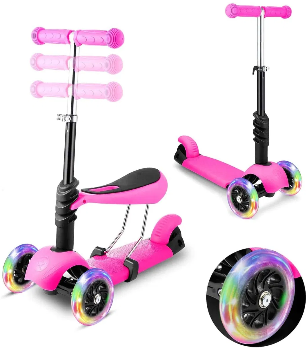 Smooth Safe Ride Three Wheels Kids Scooter