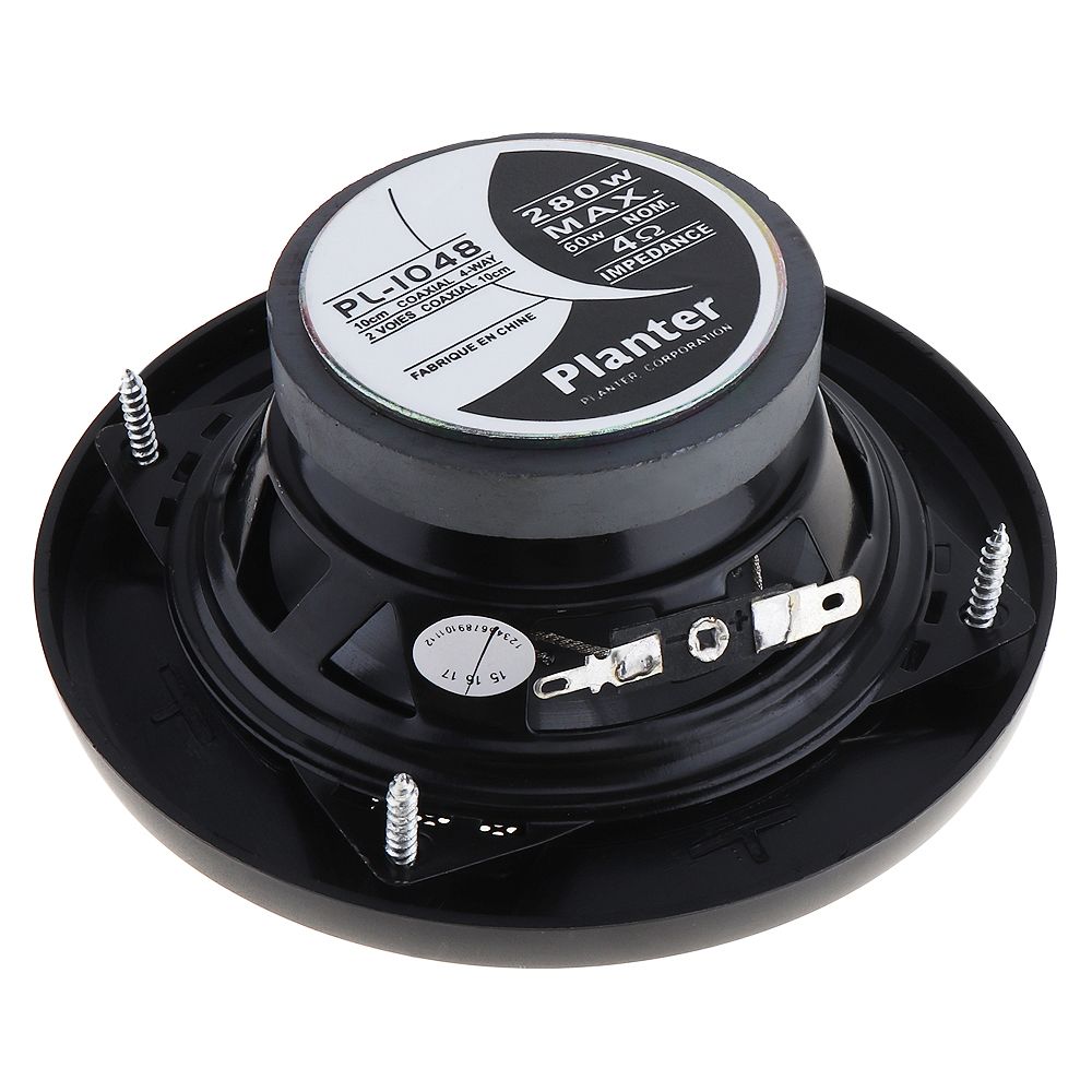 2PCS 4 Inch 300W 3 Way Car Coaxial Horn Auto Audio Music Stereo Full Range Frequency HiFi Speakers Non-Destructive Installation