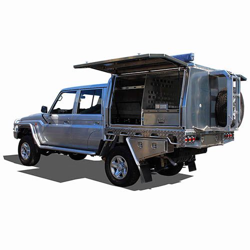 Custom Aluminum Ute Canopy with Different Color on The Door