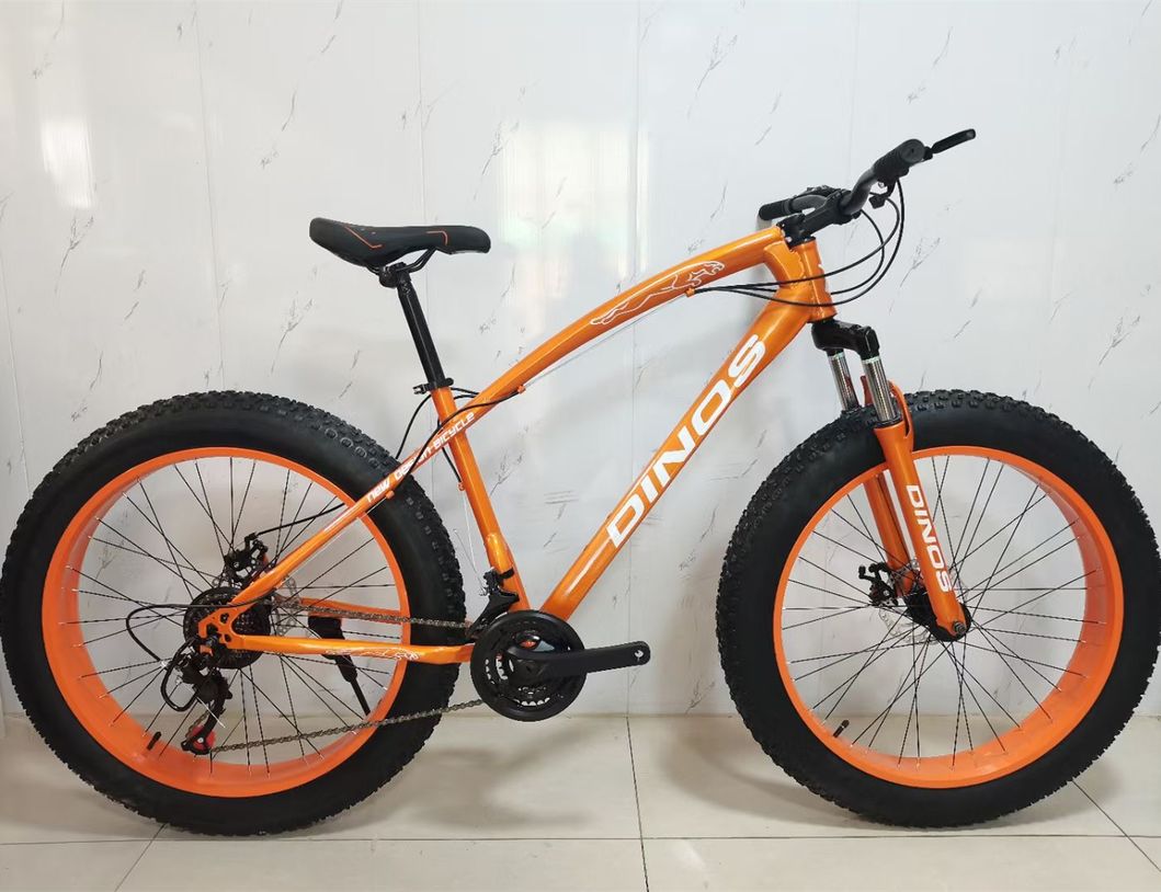 26 Inch Wholesale Customized Snow Bike Mountain Bike Iron Frame 7 Speed Bicycle Shock Absorption