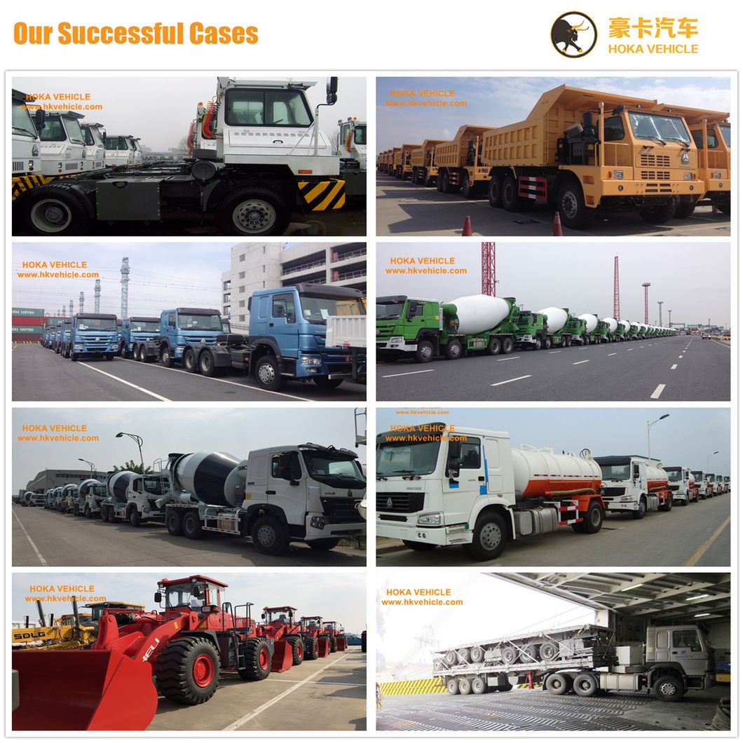Sinotruk HOWO 6X4 371HP Dump Truck Tipper with Yellow Color