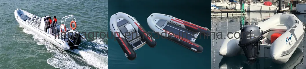 Liya 11ft Chinese Rib Boat Rigid Hull Fiberglass Inflatable Boat