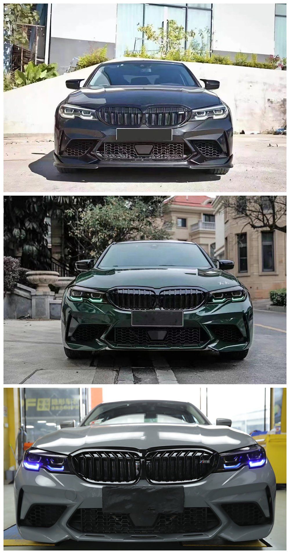 BMW 3 Series G20 2018 2019 2020 2021 Car Body Kit with Front Bumper and Grille