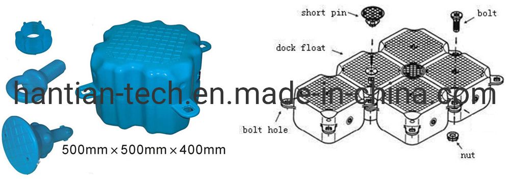 Boat Platform Modular HDPE Floating Pontoon Bridge Price for Sale