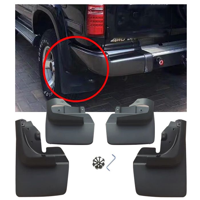 Gzdl4wd Strong Toughness Car Fenders Mudguards for Ranger T6 T7 T8 Mud Flaps Splash Guard Mudflaps